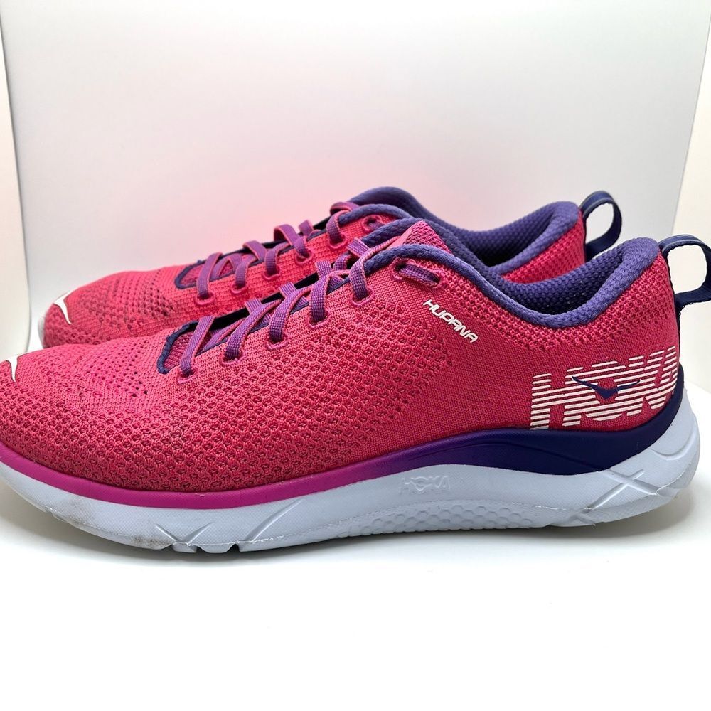 HOKA ONE ONE Hupana Pink Purple Women’s 9 Running Sneakers - Picture 5 of 8